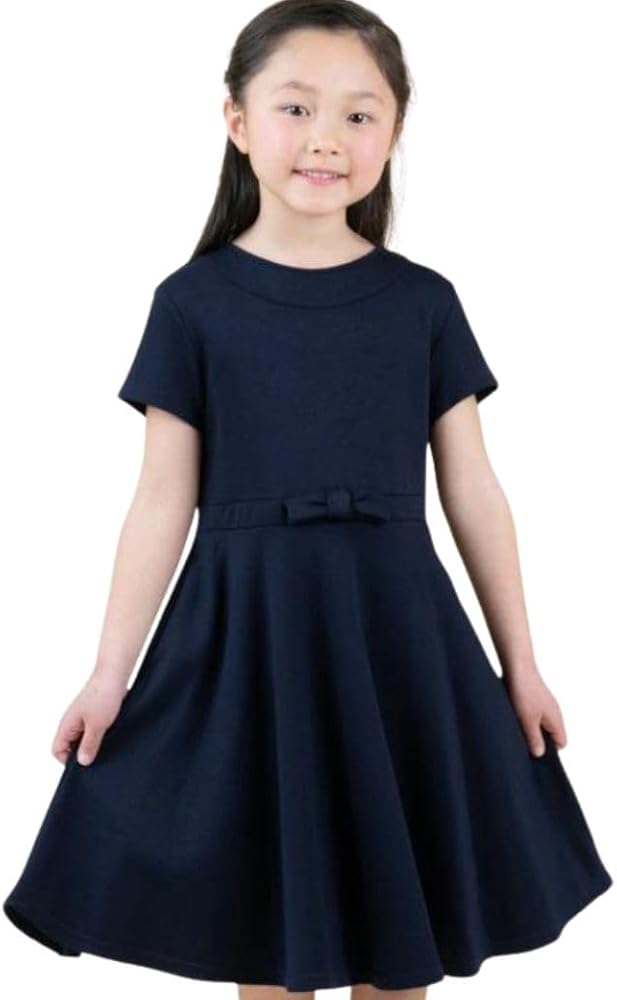 Familia　ボレロ　半袖ワンピース　濃紺　120 小学校受験　冠婚葬祭　法事 Familia ボレロ 半袖ワンピース 濃紺 120 小学校受験 冠婚葬祭 法事